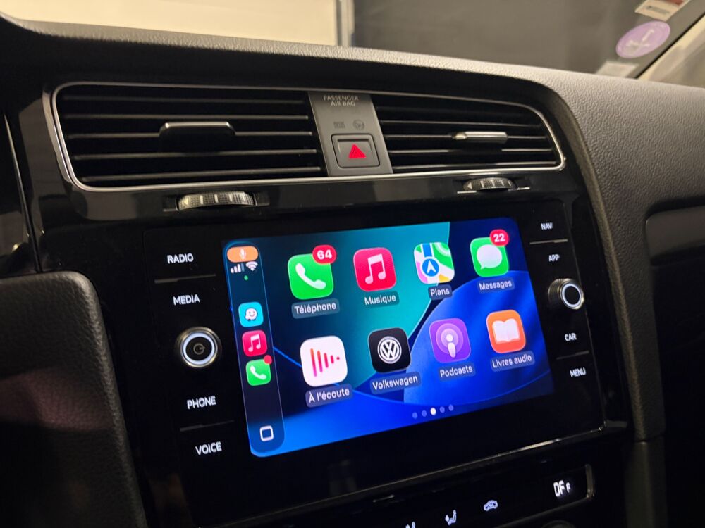 Golf 1.0 TSI 115ch CONNECT DSG BVA/ CARPLAY/ CAMERA DE RECUL 2018 occasion 78125 Gazeran