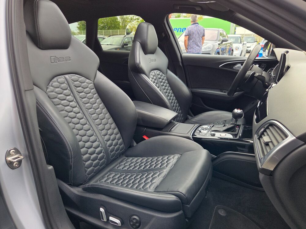 RS6 AVANT 4.0 TFSI 605 ch PERFORMANCE QUATTRO Gris Argent Fleure 2017 occasion 68170 Rixheim