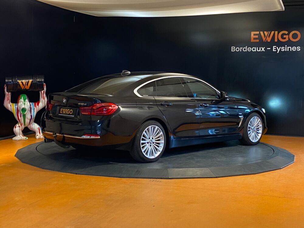 S&eacute;rie 4 GRAN-COUPE 2.0 418 D 150 LUXURY BVA 2018 occasion 33320 Eysines