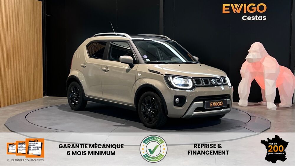 Ignis 1.2 DUALJET 85 PRIVILEGE 2WD BVA - CAMERA DE RECUL - CARPLAY 2022 occasion 33610 Cestas