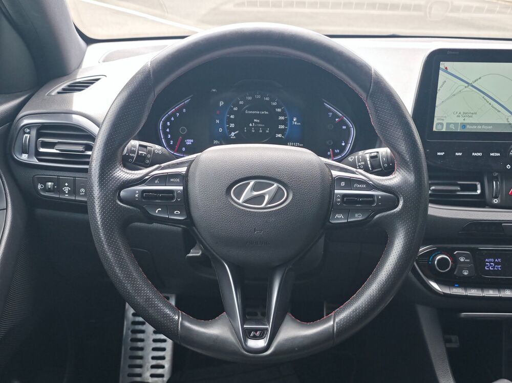 i30 1.0 T-GDI 120 N-LINE DCT BVA7 / CAMERA DE RECUL / CARPLAY / 2022 occasion 17100 Saintes