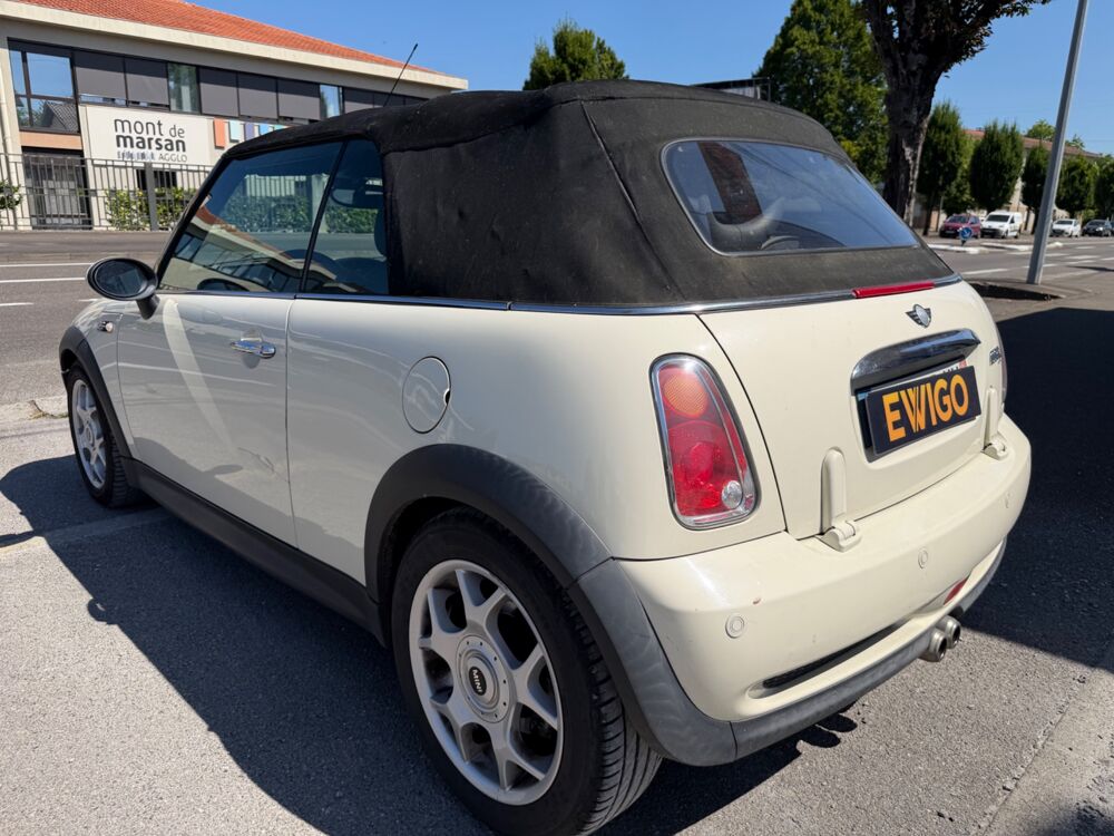 Cooper PEPPER WHITE 1.6 170 CH COOPER S CABRIOLET 2007 occasion 40000 Mont-de-Marsan