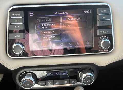 Micra 1.5 dci 90 TEKNA + CAM&Eacute;RA + CARPLAY + R&Eacute;GULATEUR + LINE ASSI 2019 occasion 54000 Nancy