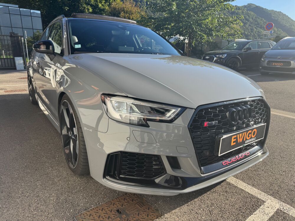 RS3 SPORTBACK 2.5L TFSI 400ch QUATTRO - PAS DE MALUS - TOIT OUVR 2019 occasion 38420 Le Versoud