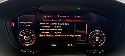 TT III (2) COUPE 40 TFSI 197 S LINE S TRONIC 7 + CARPLAY 2022 occasion 54000 Nancy