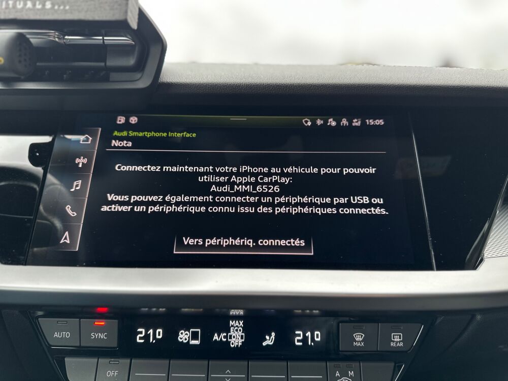 A3 SPORTBACK 30 TFSI 110CH S-LINE EDITION S-TRONIC BVA 2021 occasion 25000 Besan&ccedil;on