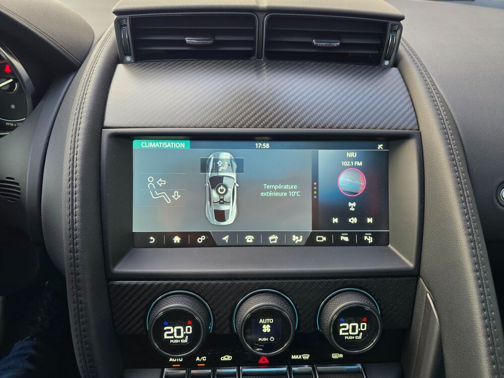 F-Type 3.0 V6 SURALIMENTE 380ch R-DYNAMIC AWD MERIDIAN/TOIT PANORAM 2018 occasion 68170 Rixheim