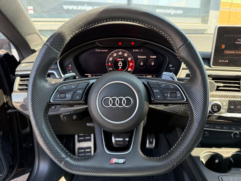 RS5 SPORTBACK 2.9 TFSI 450 QUATTRO ORIGINE FRANCE - T/O - B/O - 2019 occasion 26000 Valence