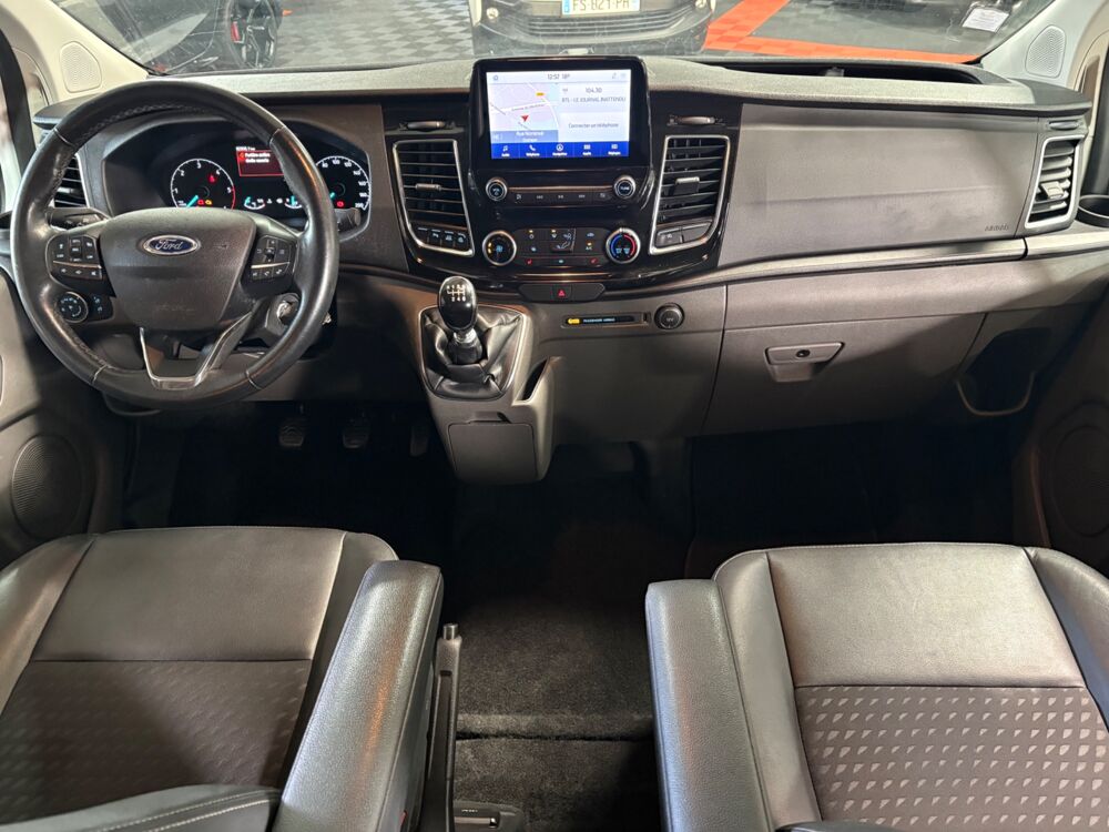 Transit Custom FOURGON CABINE APPROFONDIE 2.0 ECOBLUE 185 CH L1H1 SPORT / C 2020 occasion 29000 Quimper