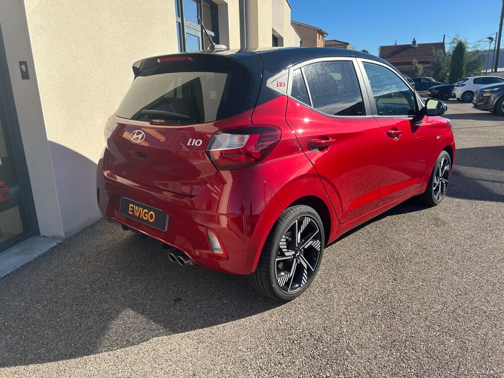 i10 1.2 MPI 85 GARANTIE Hyundai 2030 Entretien constructeur 2025 occasion 69420 Ampuis