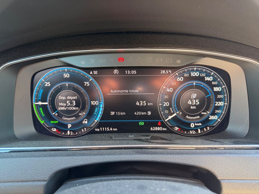 Golf GTE 204 Ch 1.4 TSI DSG BVA - CARPLAY - VIRTUAL COCKPIT 2020 occasion 26000 Valence