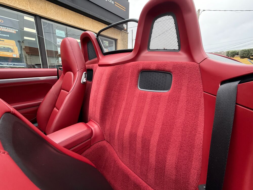 Boxster (982) 2.0 300CH - BVM6 - CUIR ETENDU ROUGE BORDEAUX - JANTES 2020 occasion 13700 Marignane
