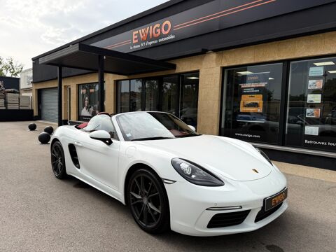 Boxster (982) 2.0 300CH - BVM6 - CUIR ETENDU ROUGE BORDEAUX - JANTES 2020 occasion 13700 Marignane
