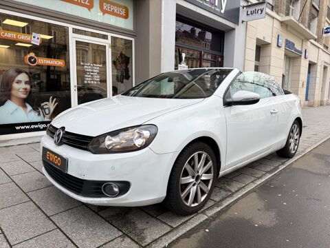 Golf CABRIOLET 1.6 TDI 105 CARAT 2012 occasion 76600 Le Havre