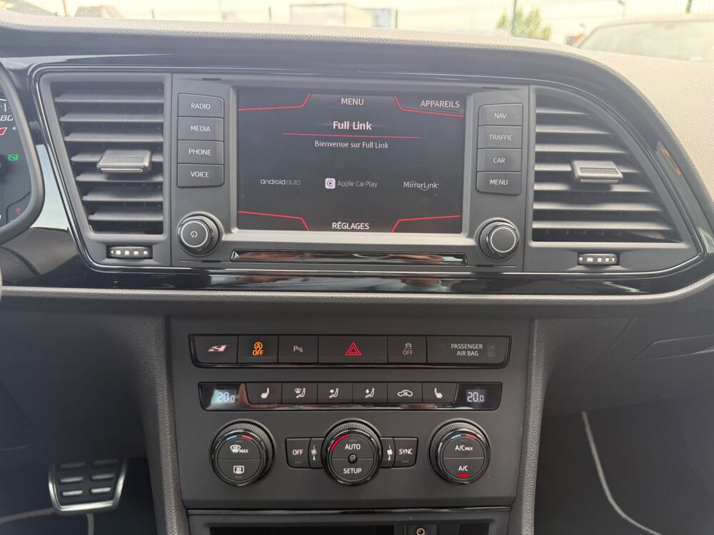Leon SC 2.0 TSI 290 CH CUPRA BVA - CARPLAY/ANDROID AUTO - REGULAT 2016 occasion 27000 &Eacute;vreux