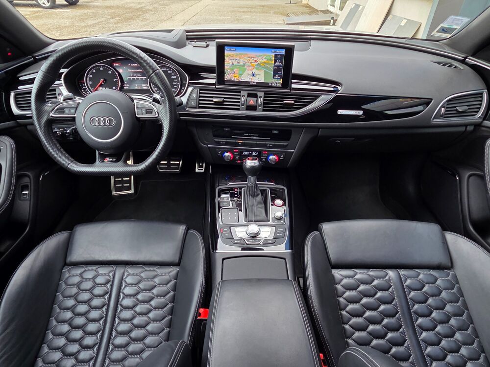 RS6 AVANT 4.0 TFSI 605 ch PERFORMANCE QUATTRO Gris Argent Fleure 2017 occasion 68170 Rixheim
