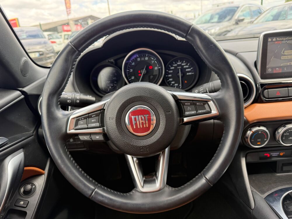 124 spider SPIDER 1.4 MULTIAIR 140CH LUSSO PLUS BVA - CAMERA DE RECUL - 2018 occasion 27000 &Eacute;vreux