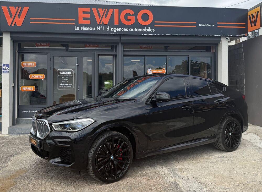 X6 4.0 D (G06) 340 CH MHEV HYBRID 48VOLT M-SPORT XDRIVE BVA8 +T 2022 occasion 97410 Saint-Pierre
