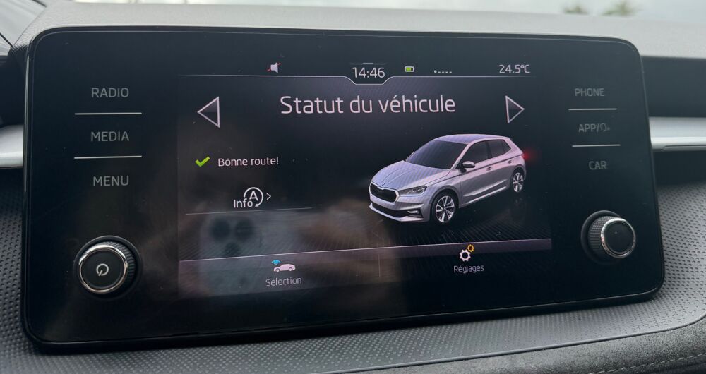 Fabia IV 1.5 TSI 150 BLACK EDITION DSG7 + CAMERA + CARPLAY + 1&Egrave;RE 2022 occasion 97410 Saint-Pierre