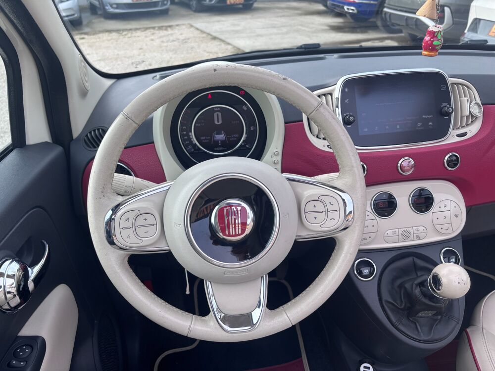 500 CABRIOLET 1.2 70 60EME N104/560 / CARPLAY / RADAR AR 2018 occasion 42160 Andr&eacute;zieux-Bouth&eacute;on