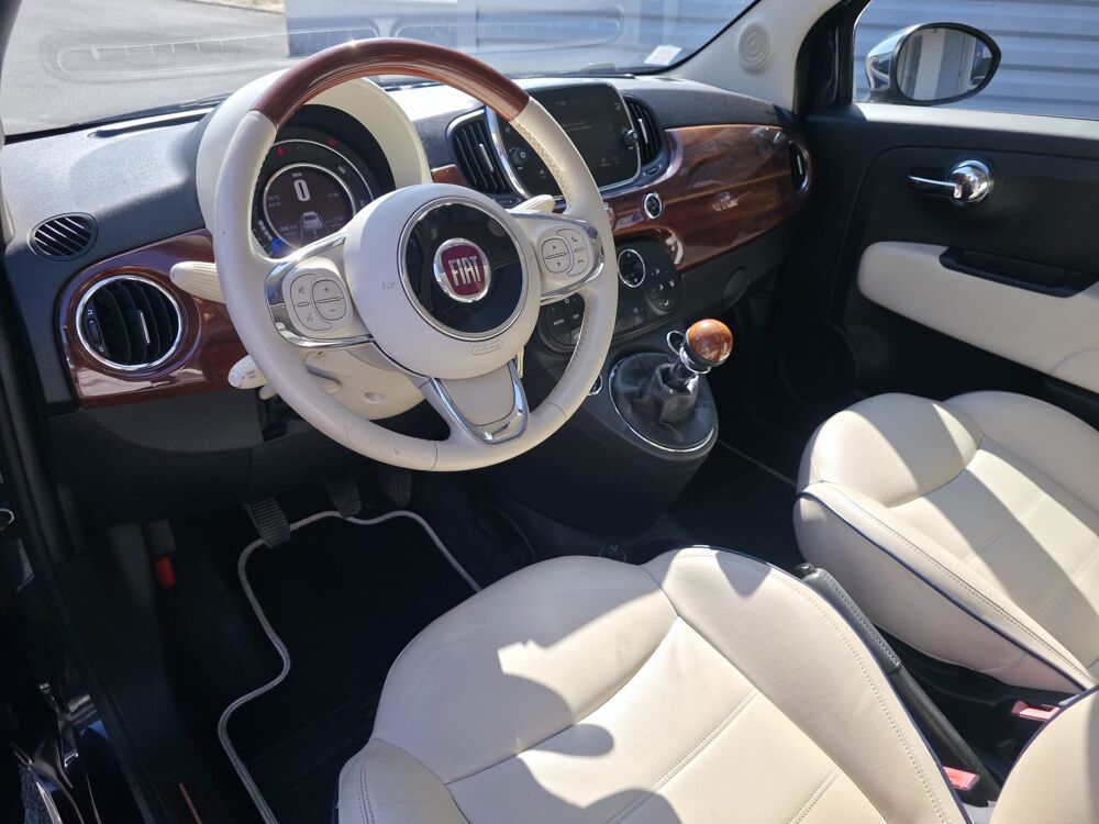 500 1.2 69ch PACK RIVA VOLANT BOIS MY17 / TOIT PANORAMIQUE / REG 2017 occasion 17100 Saintes