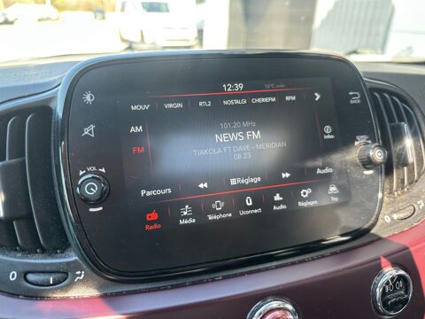 500 1.2L 70ch STAR TOIT OUVRANT + APPLE CARPLAY + RADARS AR / CO 2019 occasion 38420 Le Versoud