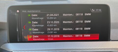 X3 2.5 D 230 M-SPORT XDRIVE BVA - ENTRETIEN COMPLET BMW - GARAN 2018 occasion 69150 D&eacute;cines-Charpieu
