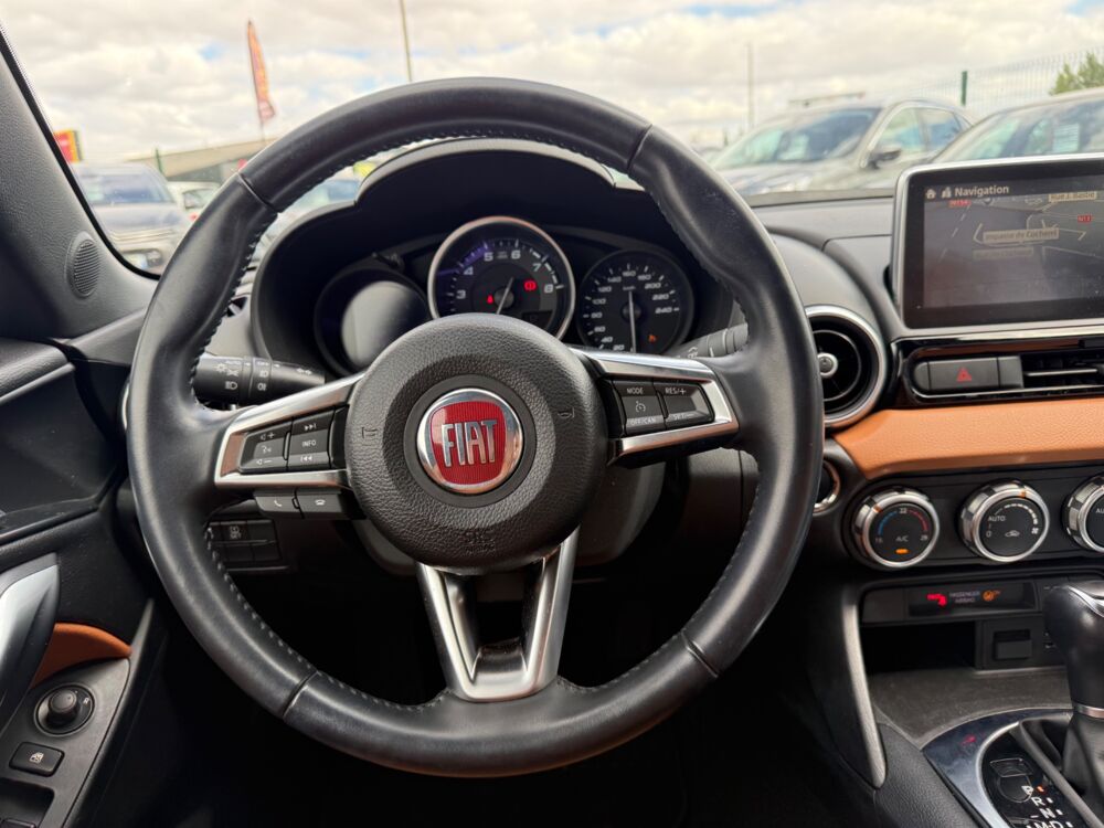 124 spider SPIDER 1.4 MULTIAIR 140CH LUSSO PLUS BVA - CAMERA DE RECUL - 2018 occasion 27000 &Eacute;vreux