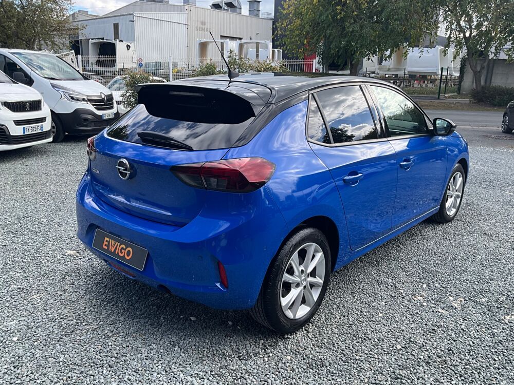 Corsa 1.2 T 100 Ch ELEGANCE BUSINESS BVA / DETECTEUR D'ANGLE MORT 2022 occasion 17000 La Rochelle