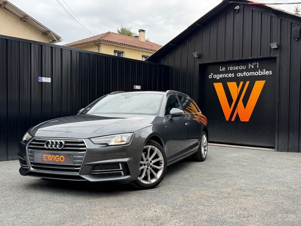 A4 AVANT 2.0 TDI 150 Ch S-LINE S-TRONIC BVA ORIGINE FRANCE / CA 2017 occasion 24750 Tr&eacute;lissac