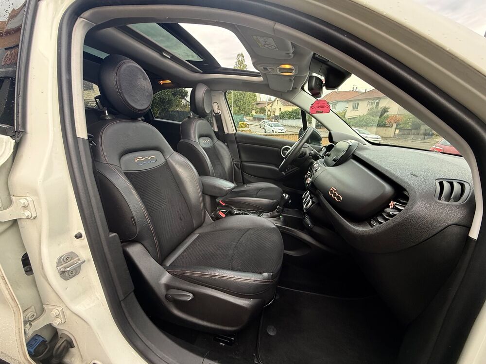 500 X 1.6 MJT 120 S-DESIGN 4X2 DCT BVA TOIT OUVRANT CARPLAY 2018 occasion 25000 Besan&ccedil;on