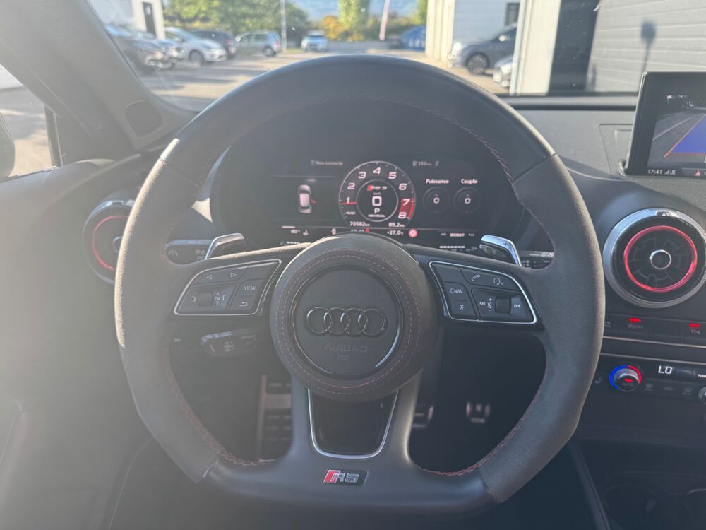 RS3 SPORTBACK 2.5L TFSI 400ch QUATTRO - PAS DE MALUS - TOIT OUVR 2019 occasion 38420 Le Versoud