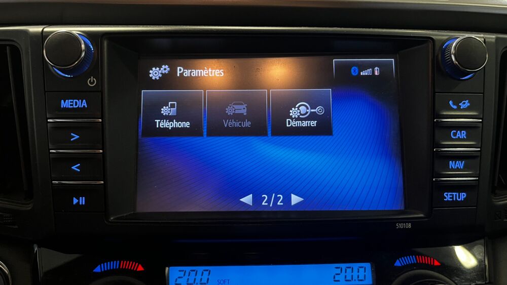 RAV 4 2.5 197H HYBRID FULL-HYBRID DESIGN 4X2 CVT BVA 2017 occasion 21850 Saint-Apollinaire