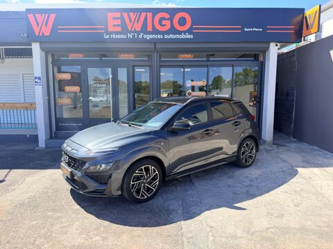 Hyundai Kona 1.6 CRDI 136 CH MHEV N-LINE + CAMERA DE RECUL + CARPLAY 2022 occasion Saint-Pierre 97410