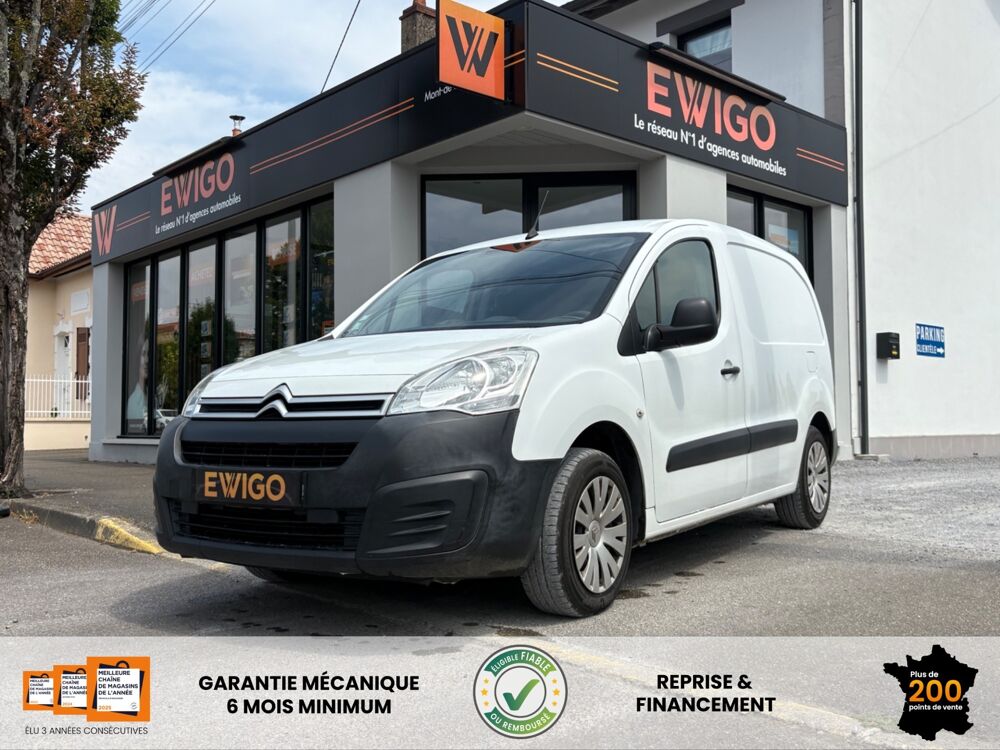 Berlingo FOURGON 1.6 BLUEHDI 100 CH L1 M / CARPLAY / CAMERA DE RECUL 2017 occasion 40000 Mont-de-Marsan