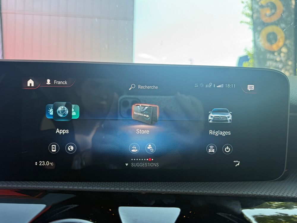Classe A 1.3 180 AMG LINE 7G-DCT BVA-PALETTES AU VOLANT-CARPLAY-SIEGE 2020 occasion 76150 Saint-Jean-du-Cardonnay