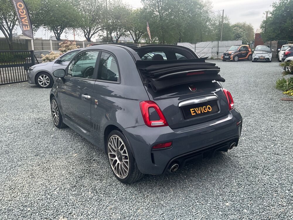 500 CABRIOLET 595 1.4 T 145 TURISMO / NAVIGATION / BLUETOOTH 2019 occasion 17000 La Rochelle