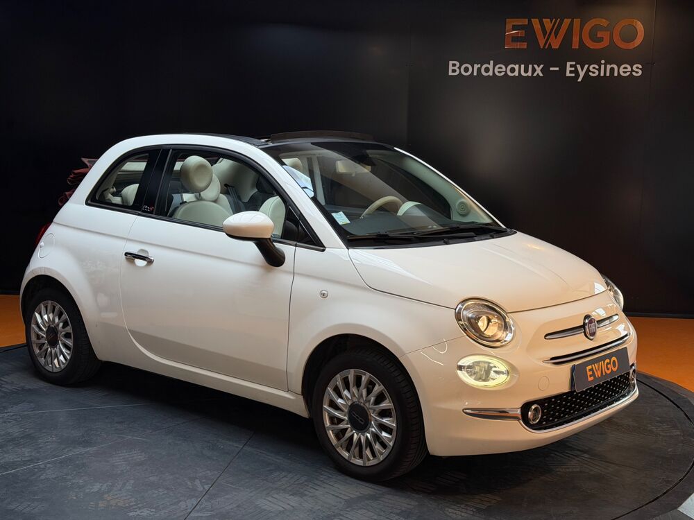 500 CABRIOLET 1.2 FINITION LOUNGE - RADAR DE RECUL - CLIMATISATI 2017 occasion 33320 Eysines