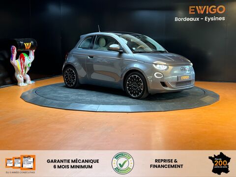 Fiat 500 E ELECTRIC 120 58PPM 42KWH AUTONOMIE-320KM LA-PRIMA BVA / CAM&Eacute; 2021 occasion Eysines 33320