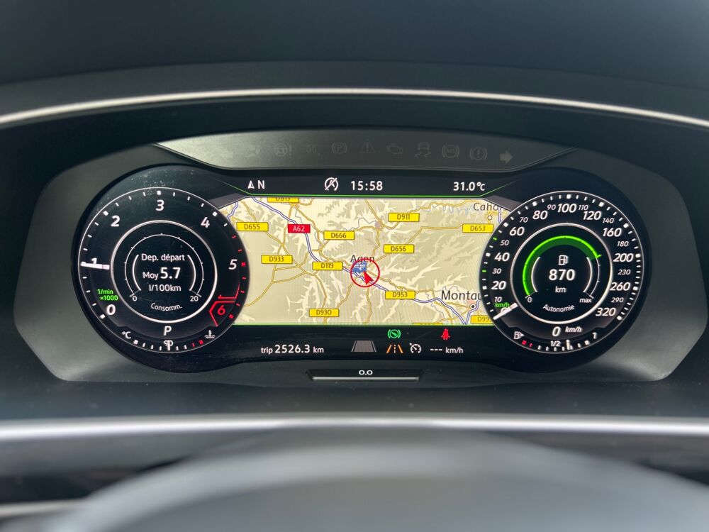 Tiguan 2.0 TDI 150CH BLACK R-LINE DSG BVA / ATTELAGE TOIT OUVRANT 2018 occasion 47000 Agen