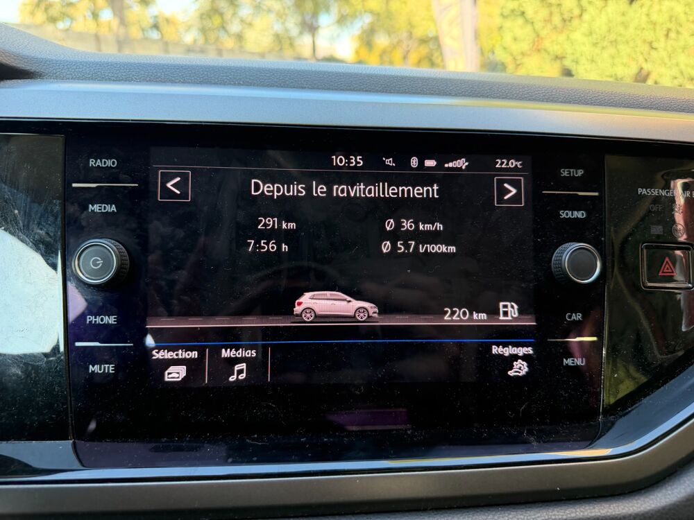 Polo 1.6 TDI 95Ch CONNECT DSG BVA *ENTRETIEN &Agrave; JOUR*RADAR DE RECU 2019 occasion 13009 Marseille