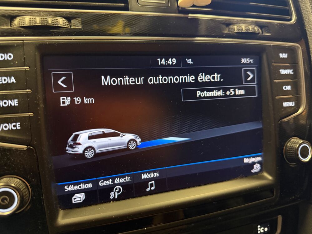 Golf 1.4 TFSI 204 Ch HYBRID GTE GPS/ CARPLAY 2016 occasion 24750 Tr&eacute;lissac