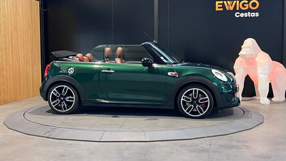 Cooper CABRIOLET 2.0 231 JOHN COOPER WORKS BVA - SELLERIE CUIR CAME 2016 occasion 33610 Cestas