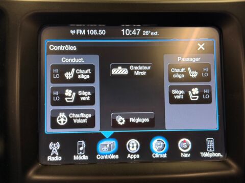 Cherokee 2.2 CRD 200 Ch OVERLAND AWD ACTIVE-DRIVE BVA TOIT OUVRANT/ S 2017 occasion 24750 Tr&eacute;lissac