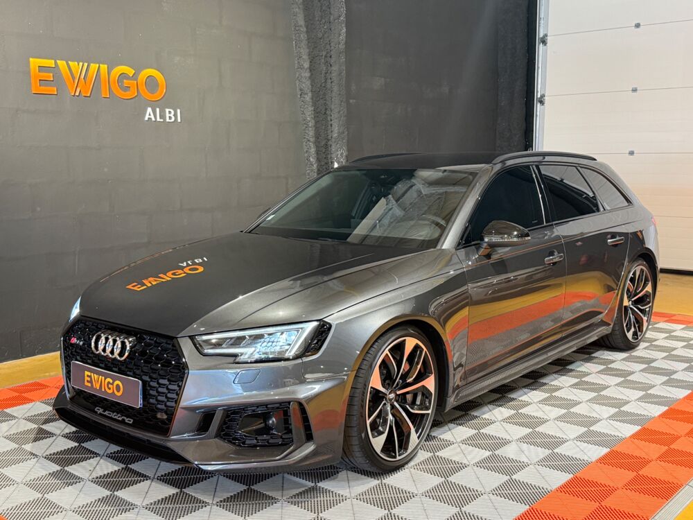 RS4 AVANT 2.9 TFSI 450ch QUATTRO + FREINS C&Eacute;RAMIQUE + PACK CARBO 2019 occasion 81990 Puygouzon