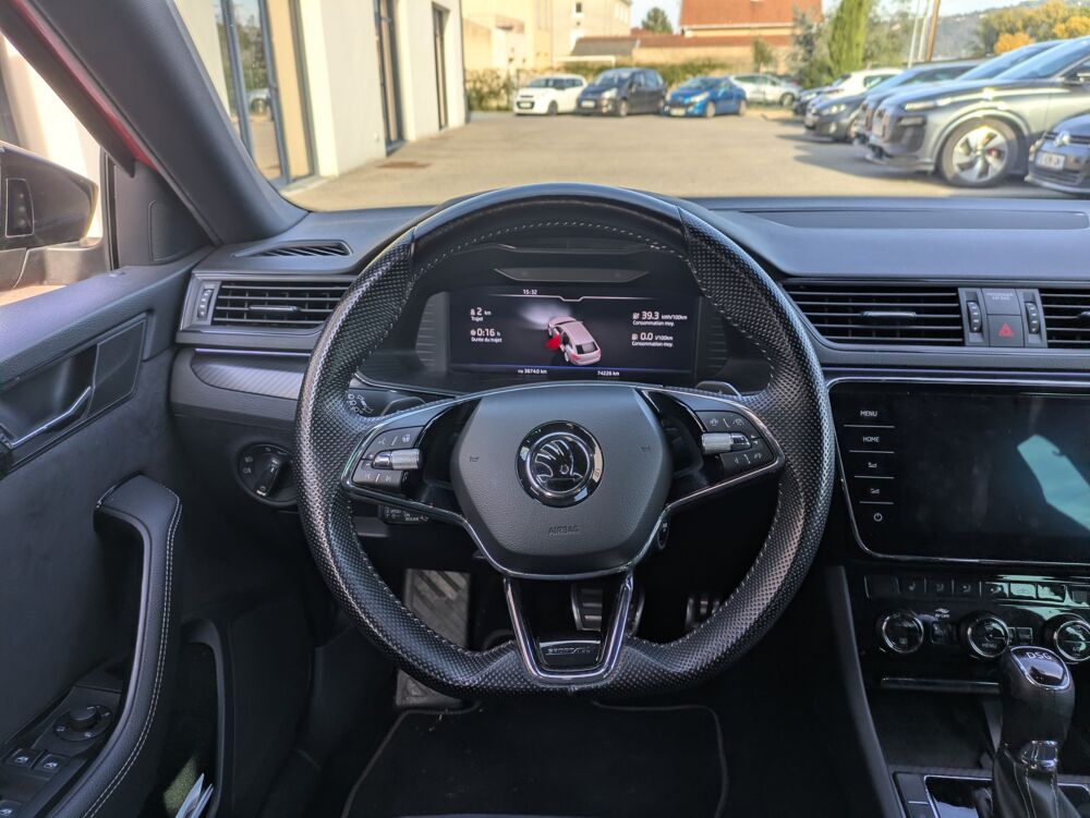 Superb Combi IV SPORTLINE 1.4 TSI 218CH DSG HYBRID Virtual Cockpit 2020 occasion 69420 Ampuis