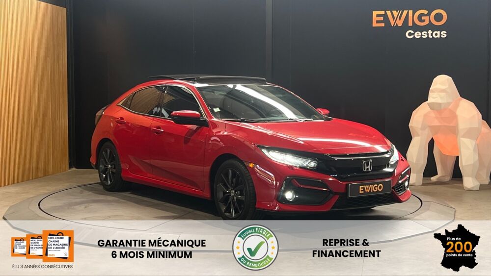 Civic 1.6 DTEC 120ch - 16V TURBO - CARPLAY - ATTELAGE - TOIT OUVR 2020 occasion 33610 Cestas