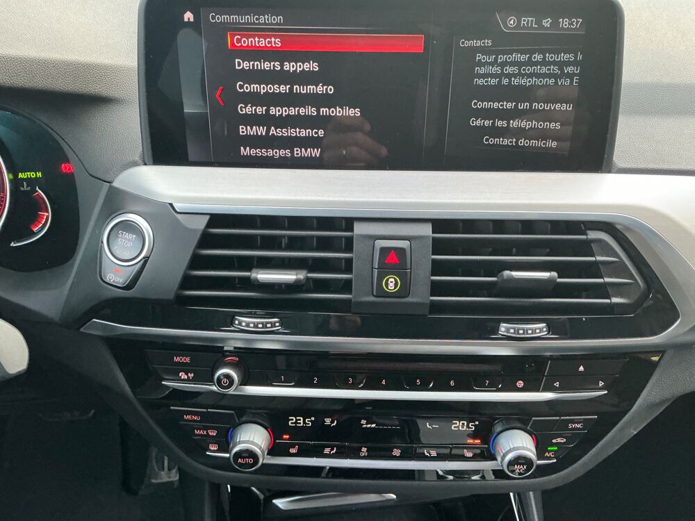 X3 2.0 D 190 Ch M-SPORT XDRIVE BVA /HAYON ELETRIQUE/SIEGE CHAUF 2019 occasion 17000 La Rochelle