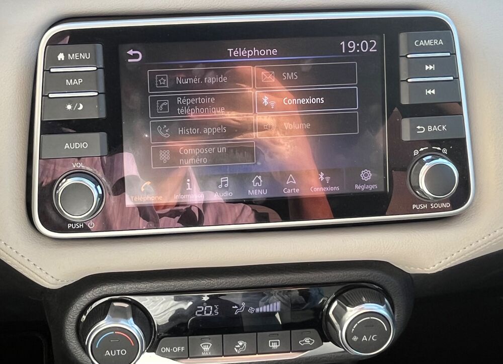Micra 1.5 dci 90 TEKNA + CAM&Eacute;RA + CARPLAY + R&Eacute;GULATEUR + LINE ASSI 2019 occasion 54000 Nancy