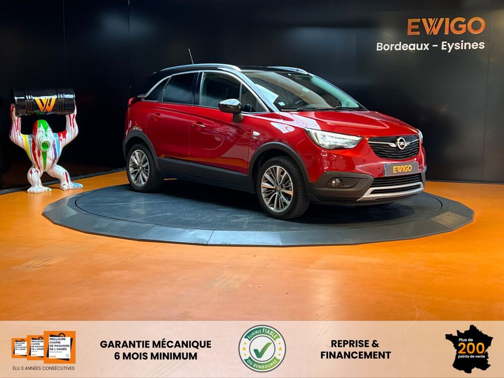 Crossland X 1.2 TURBO 130 BVA DESIGN 120 ANS - CAM&Eacute;RA DE RECUL - CARPLAY 2020 occasion 33320 Eysines